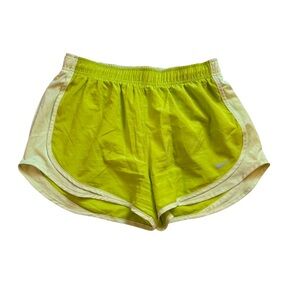Nike Dri-Fit Neon Green Running Shorts Women’s Medium